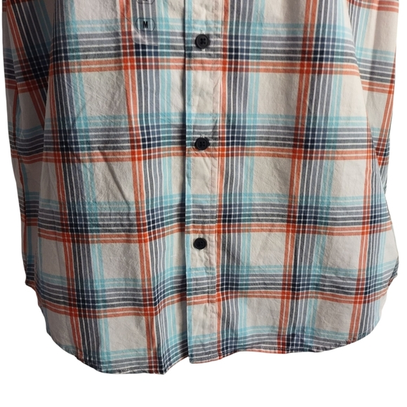 Columbia Button Down Shirt Men's Multicolor Plaid Shortsleeve Size Medium NWT - Picture 4 of 12